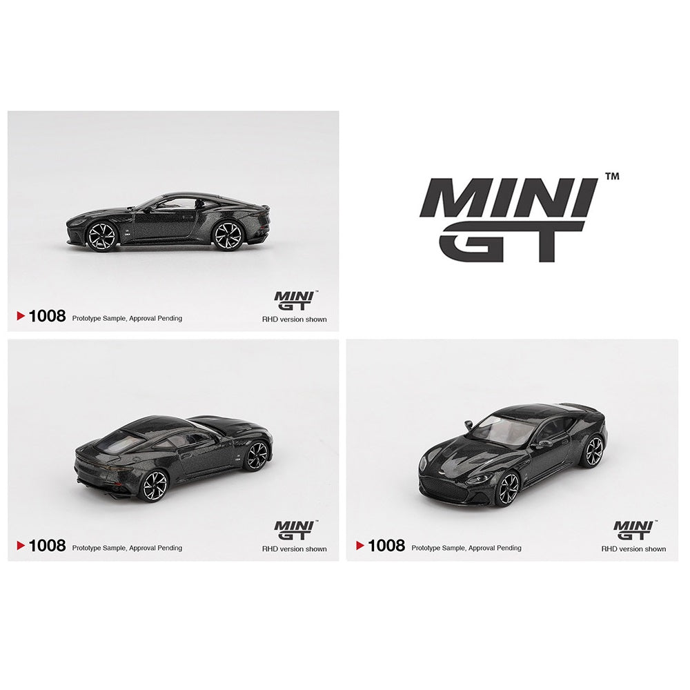PREORDER MINI GT 1/64 Aston Martin DBS 007 Edition – Black MGT01008-BL (Approx. Release Date : Q3 2025 subject to manufacturer's final decision)