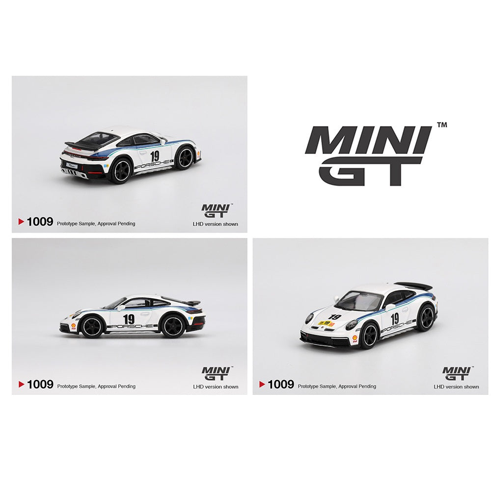 MINI GT 1/64 Porsche 911 Dakar Rally 1974 – White MGT01009-BL