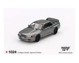 PREORDER MINI GT 1/64 Nissan Skyline GT-R (NISMO BNR32 CRS Version) – Dark Metal Gray MGT01024-BL (Approx. Release Date : Q3 2025 subject to manufacturer's final decision)
