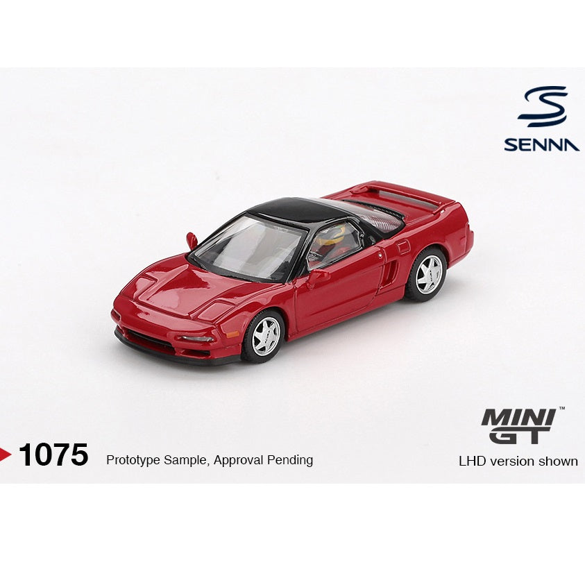 PREORDER MINI GT 1/64 Honda NS-X Prototype Midship Sports 1989 Ayrton Senna w/ Figure MGT01075-BL (Approx. Release Date : Q4 2025 subject to manufacturer's final decision)