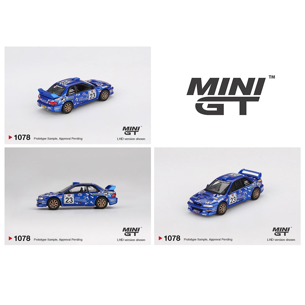 MINI GT 1/64 Subaru Impreza WRC99 #23 2000 Acropolis Rally