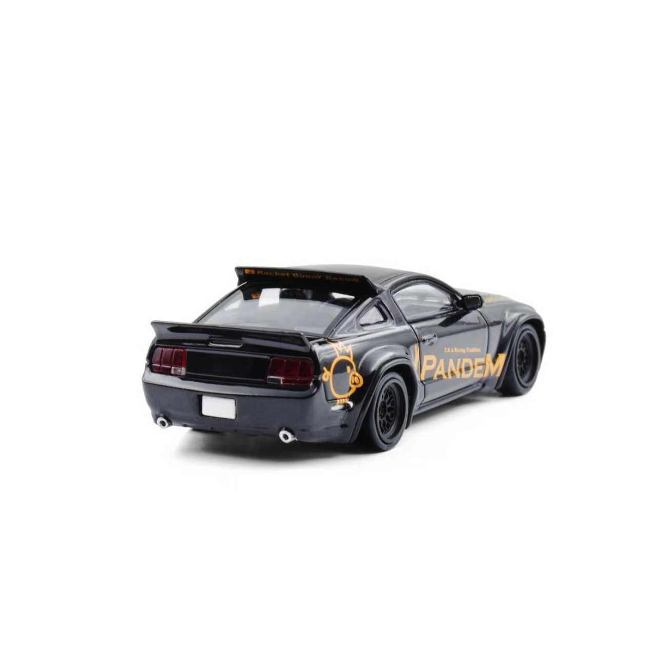 PREORDER MODELMODEL 1/64 Pandem Mustang Black MM64-PM-002 (Approx. Release Date: Q1 2026 and subject to the manufacturer's final decision)
