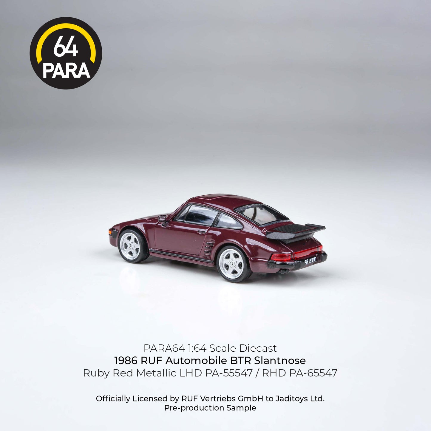 PARA64 1/64 1986 RUF BTR Slantnose Ruby Red Metallic PA-55547