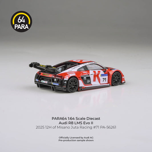 PARA64 1/64 Audi R8 LMS GT3 evo II 2025 12H of Misano-Juta Racing #71 PA-56261