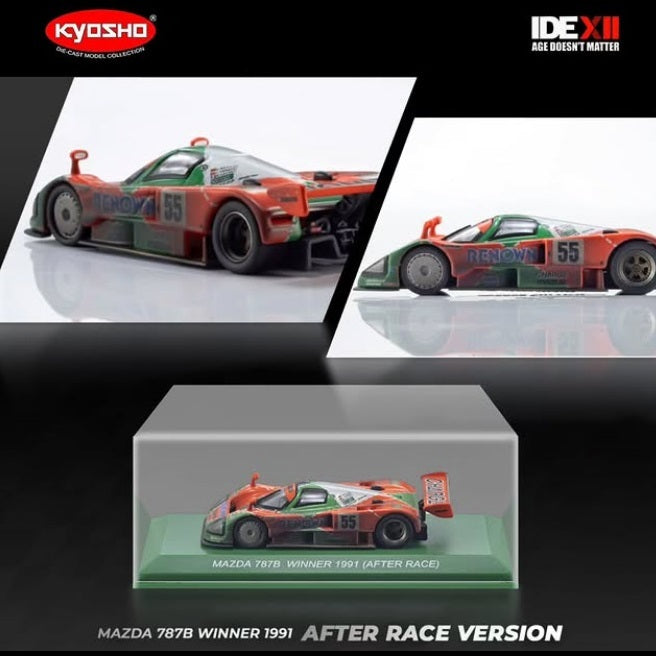 KYOSHO 1/64 Mazda 787B Weathering (No.55) IDE 2025 Exclusive Event Model K07033B3