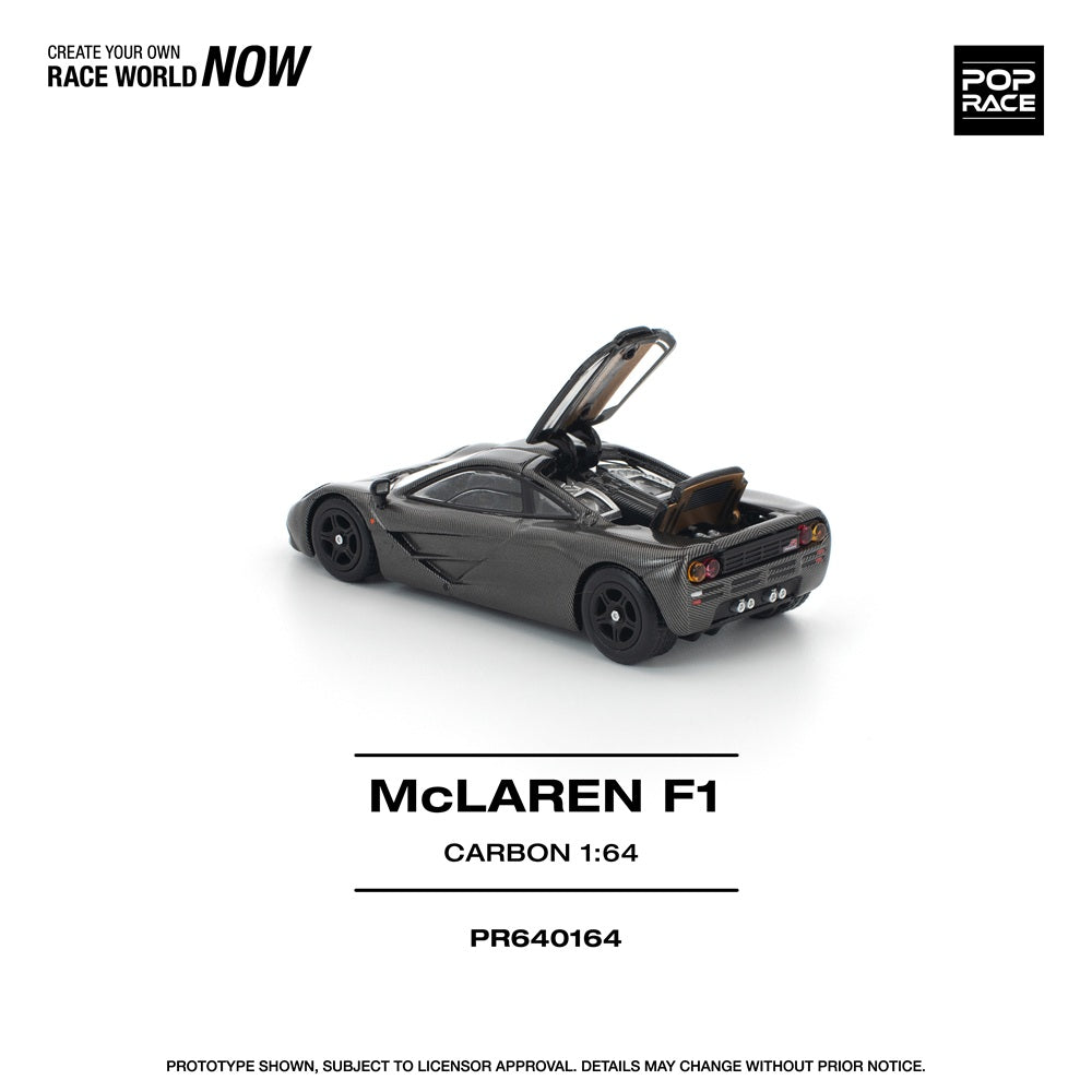 PREORDER POPRACE 1/64 McLAREN F1 CARBON EDITION PR640164