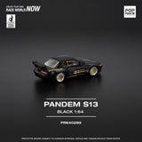 PREORDER POPRACE 1/64 PANDEM SILVIA S13 - BLACK PR640289 (Approx. Release Date: Q3 2025 and subject to the manufacturer's final decision)