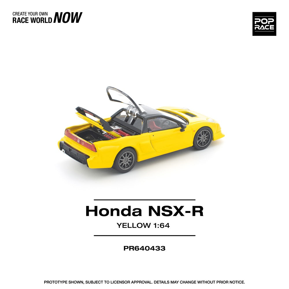 ★美品!★HONDA NSX Type-R Yellow 1/43 Honda NSX Type-R Model Car | Yellow - Eat Sleep Race