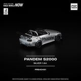 PREORDER POPRACE 1/64  PANDEM S2000 SILVER PR640451 (Approx. Release Date: Q1 2026 and subject to the manufacturer's final decision)