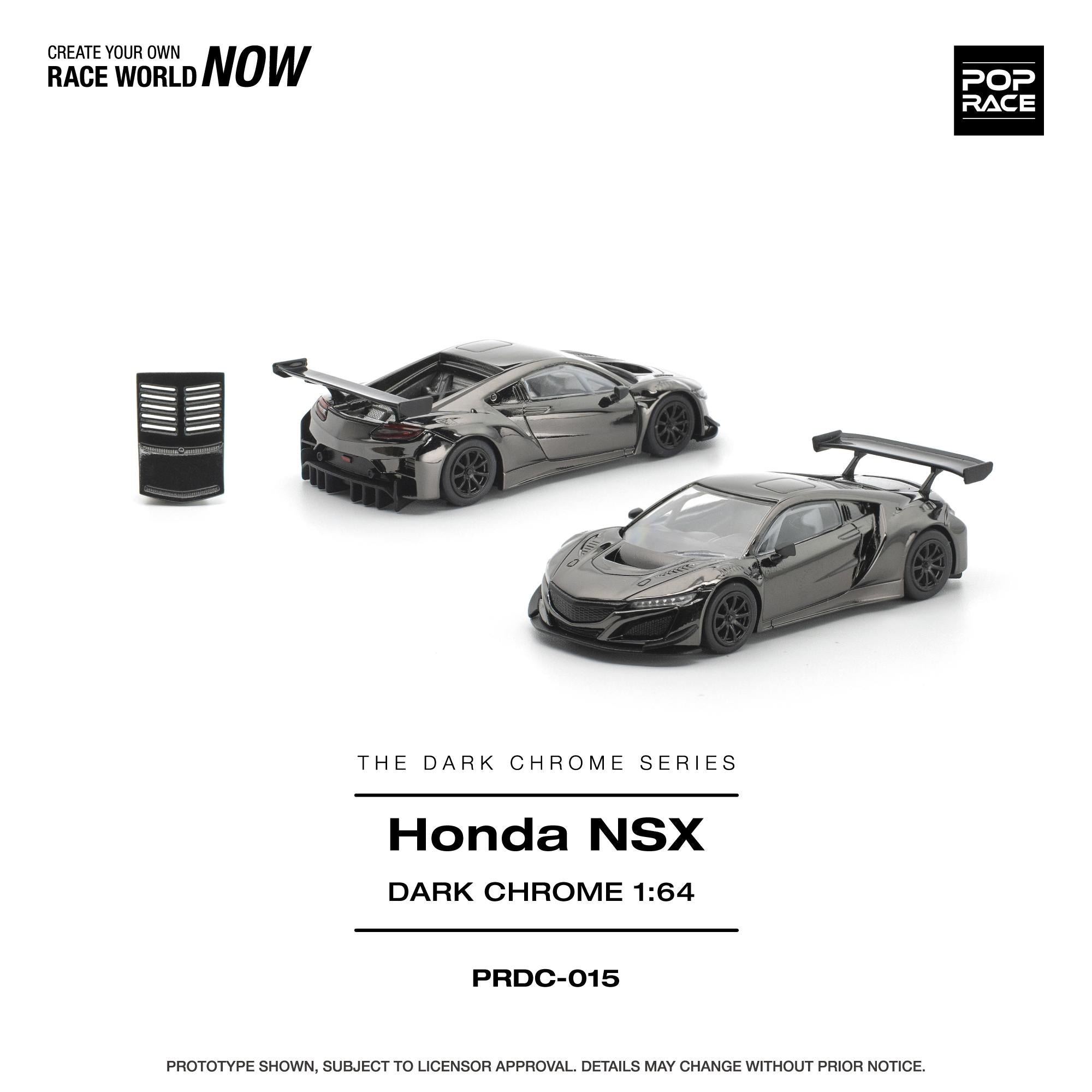 PREORDER POPRACE 1/64 POPRACE 1/64 HONDA NSX GT3 EV022 - DARK