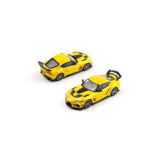 PREORDER POPRACE 1/64 DARWIN PRO 66G WBK SUPRA A90 NITRO YELLOW (enigma exclusive edition) PRE033 (Approx. Release Date: Q4 2026 and subject to the manufacturer's final decision)
