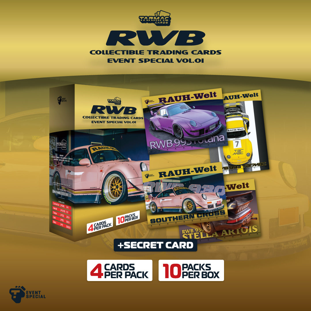 TARMAC WORKS Tarmac Cards RWB Event Special Vol.01 (10 Packs per box)