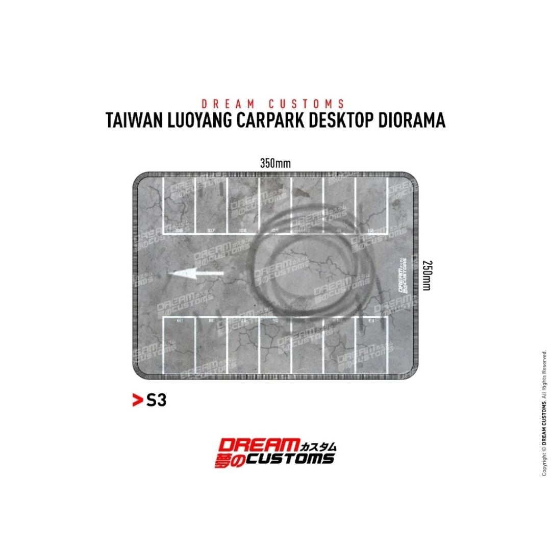 Dream Customs Taiwan Luoyang Carpark Desktop Diorama S3(350x250mm)