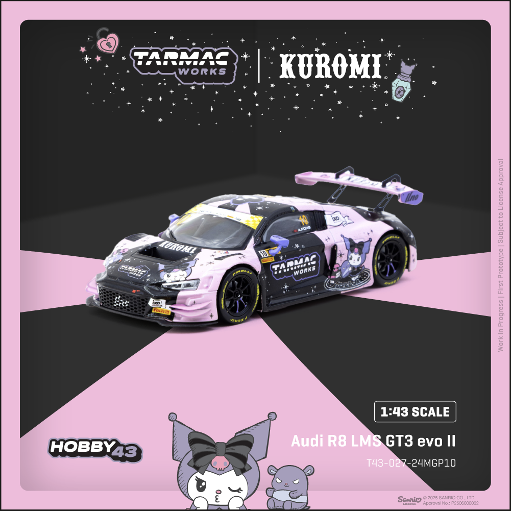 PREORDER TARMAC WORKS HOBBY43 1/43 Audi R8 LMS GT3 evo II Macau GT