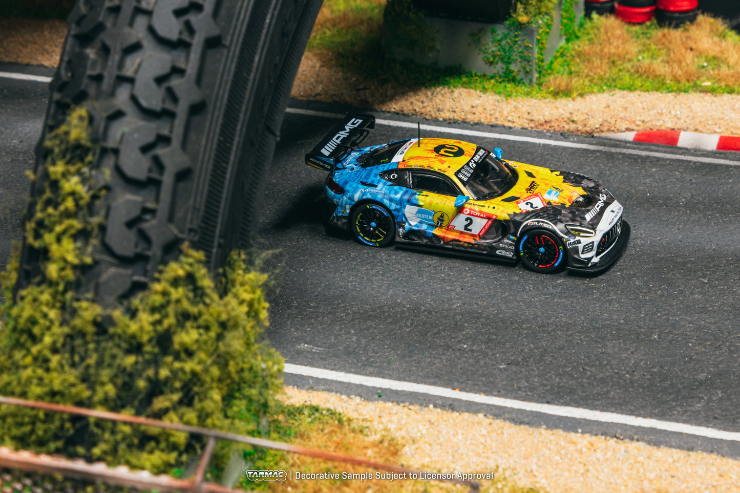 TARMAC WORKS HOBBY64 1/64 Mercedes-AMG GT3 Nürburgring 24h 2020 Y. Buurmastianan / N. B / P. Ellis / H. Haupt T64-062-20NUR02