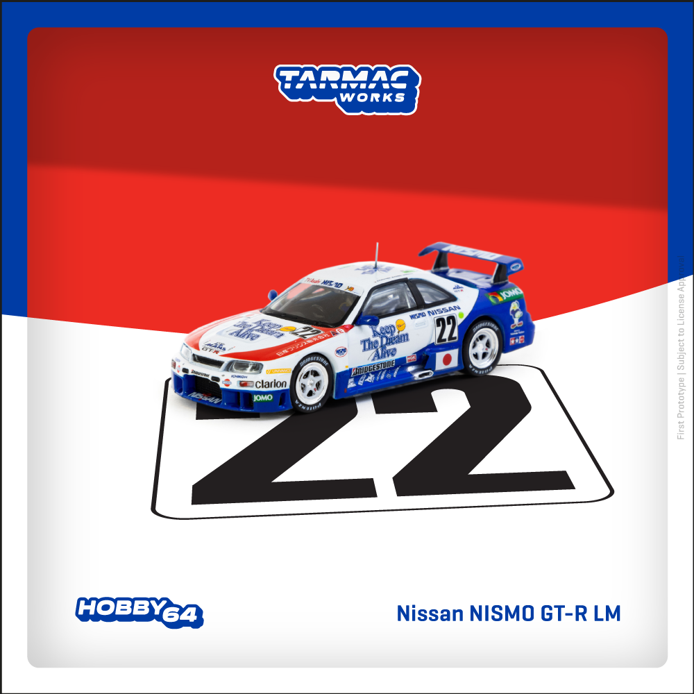 TARMAC WORKS HOBBY64 1/64 Nissan NISMO GT-R LM 24h of Le Mans 1995 H. Fukuyama / M. Kondo / S. Kasuya T64-067-95LM22