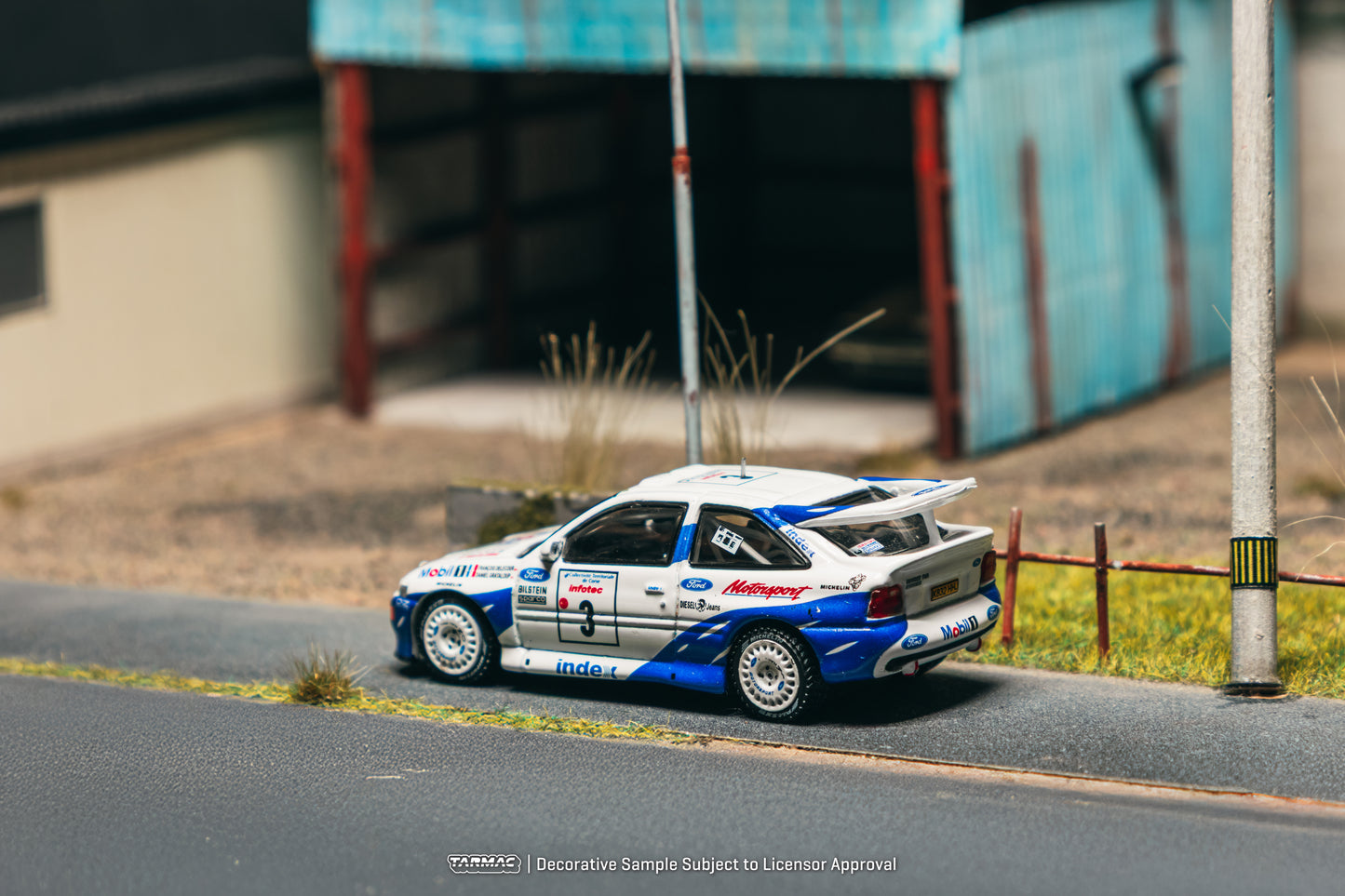 PREORDER TARMAC WORKS HOBBY64 1/64 Ford Escort RS Cosworth Tour de Corse - Rallye de France 1993 Winner François Delecour / Daniel Grataloup T64-081-93RDF03 (Approx. Release Date : JAN 2026 subject to manufacturer's final decision)