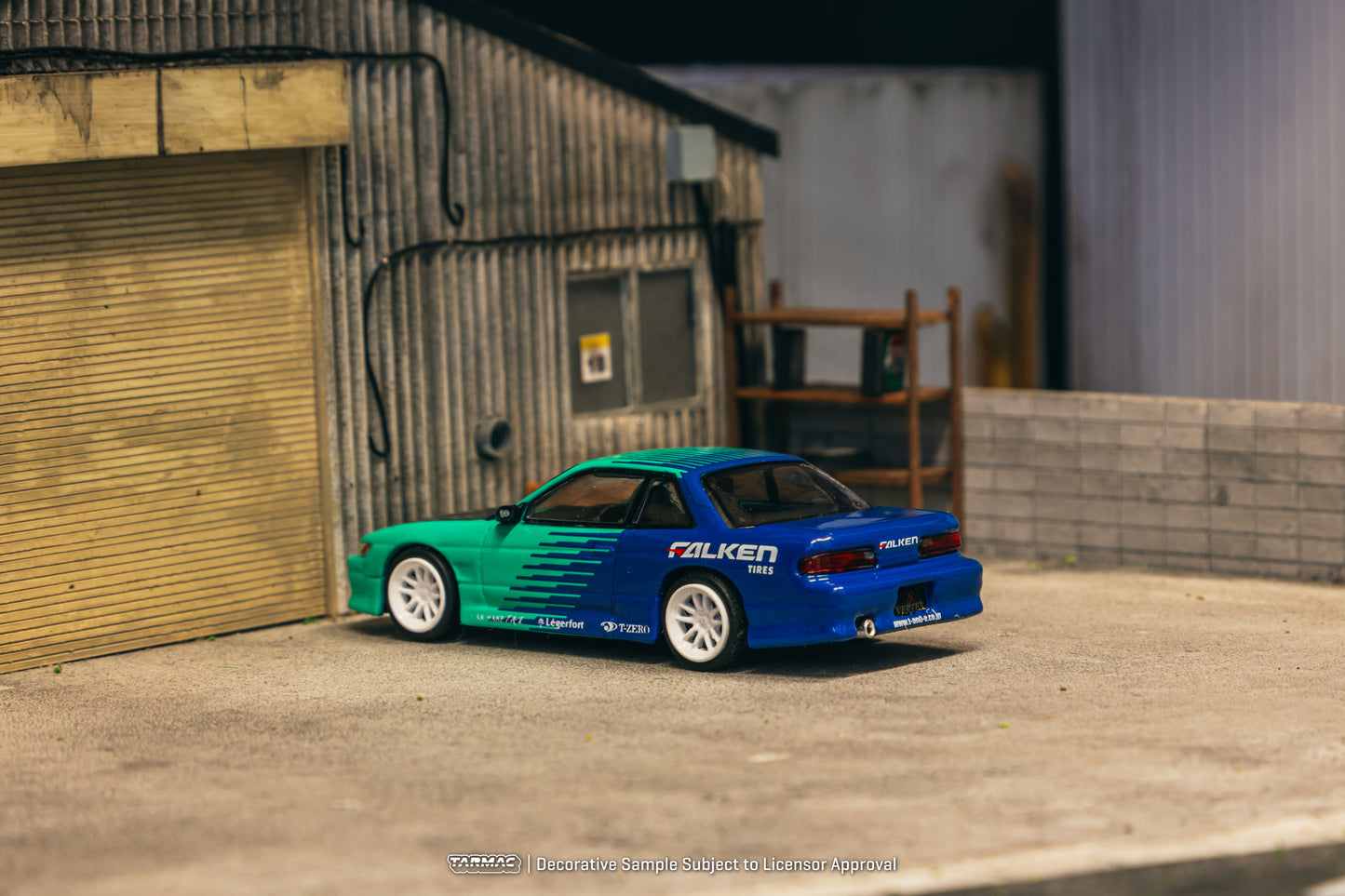 TARMAC WORKS GLOBAL64 1/64 VERTEX Nissan Silvia (S13) Falken T64G-025-FA