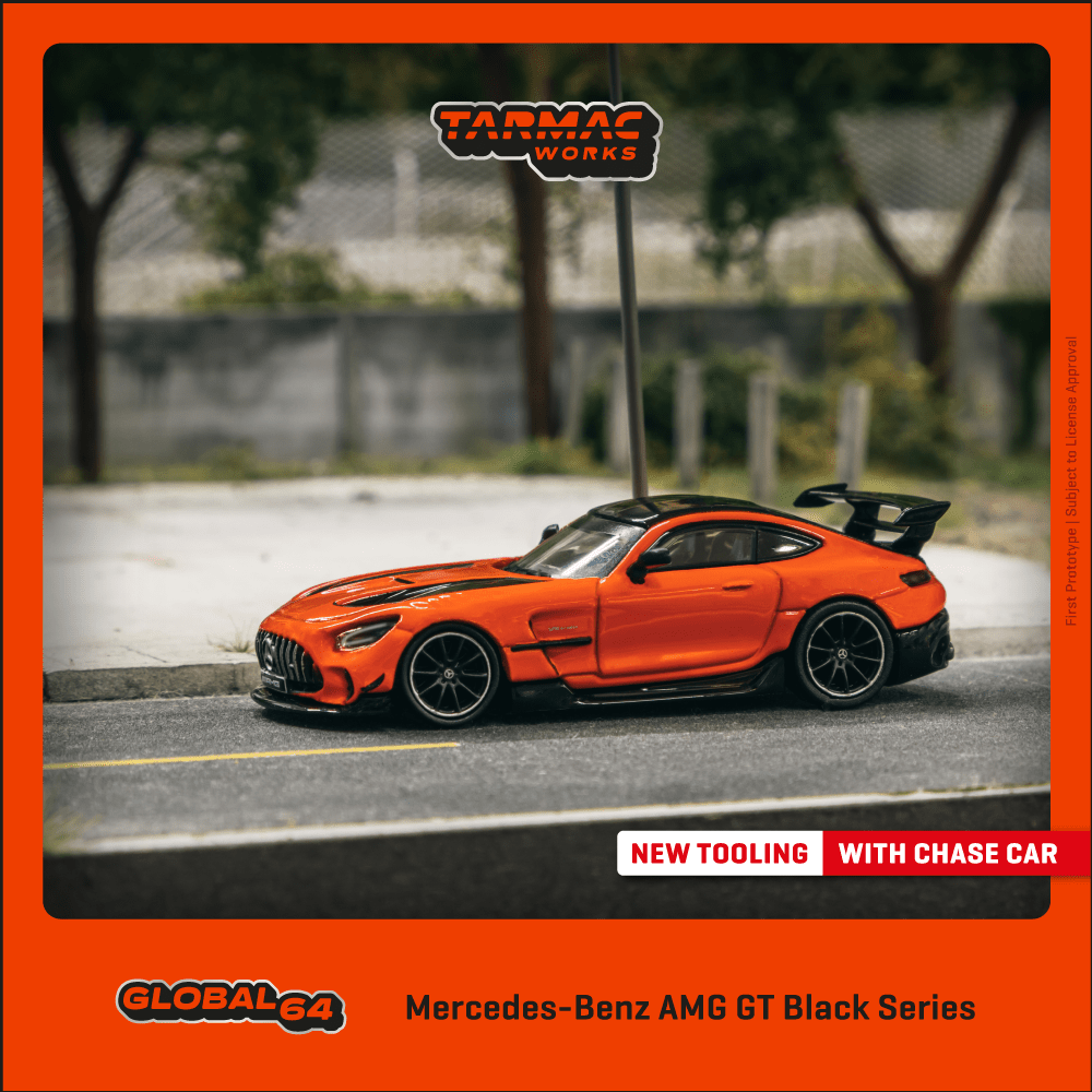 Tarmac Works GLOBAL64 1/64 Mercedes-Benz AMG GT Black Series Orange T64G-042-OR