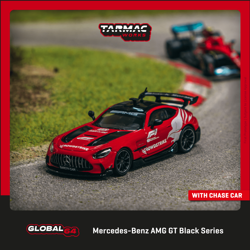 PREORDER Tarmac Works GLOBAL64 1/64 Mercedes-Benz AMG GT Black