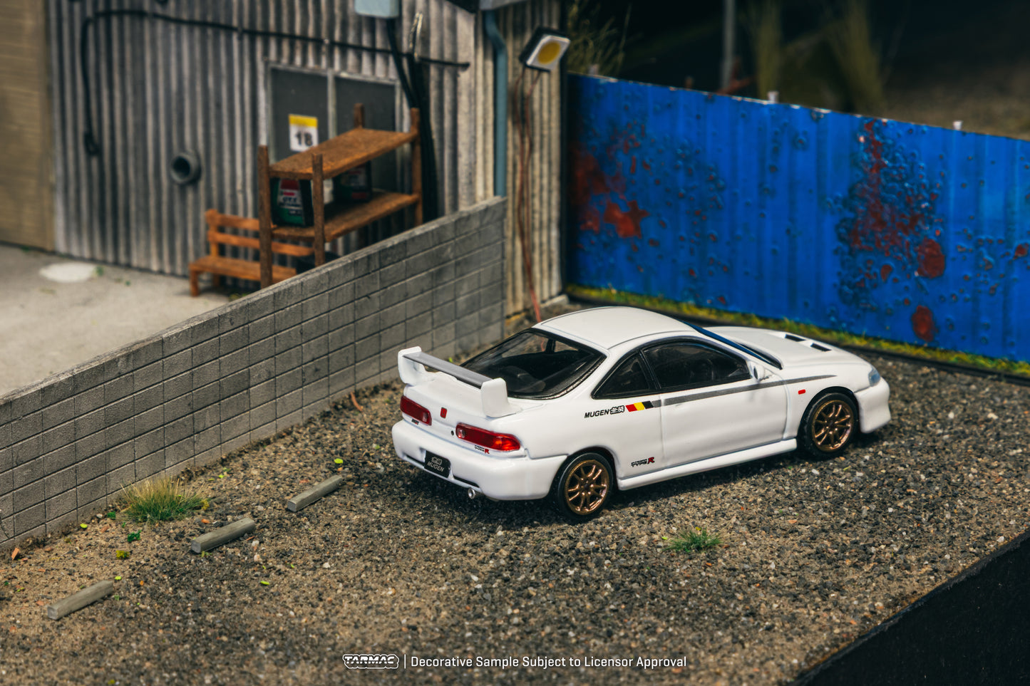 TARMAC WORKS GLOBAL64 1/64 Honda Integra TYPE R DC2 MUGEN Championship White T64G-TL059-WH