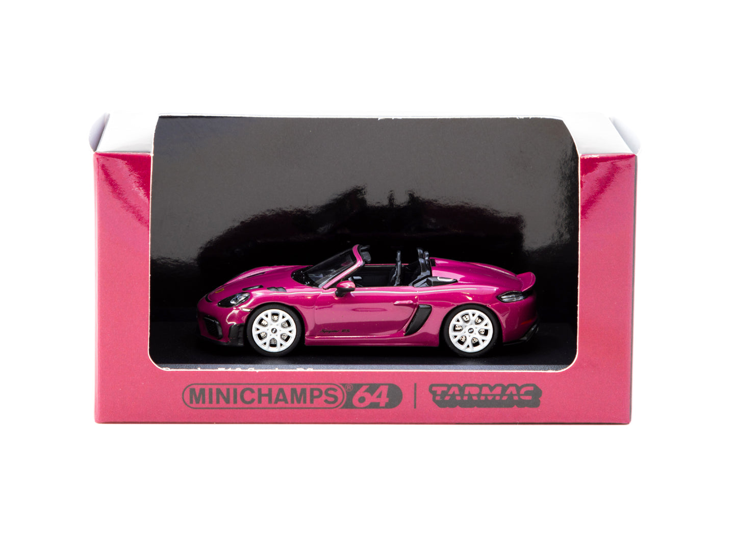 TARMAC WORKS COLLAB64 1/64 MINICHAMPS x Tarmac Works Porsche 718 Spyder RS Ruby Star Neo T64MC-008-RS