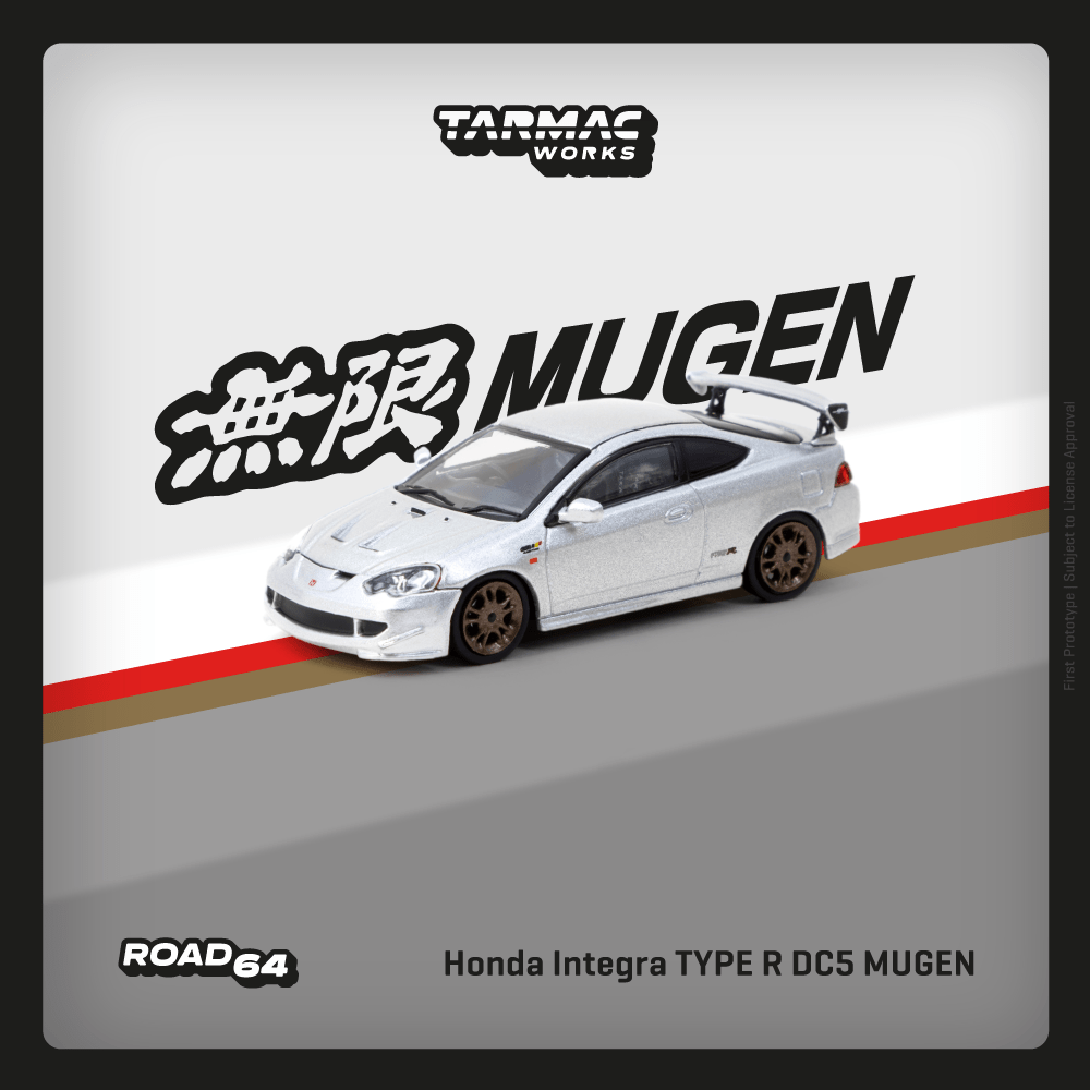 PREORDER Tarmac Works ROAD64 1/64 Honda Integra TYPE R DC5 MUGEN Silver  T64R-TL022-SL (Approx. Release Date : JULY 2024 subject to manufacturer's  