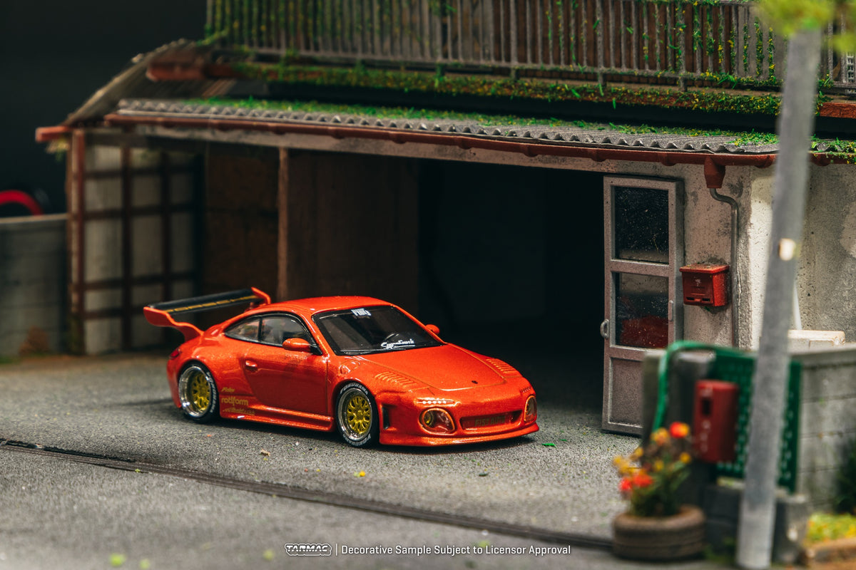 TARMAC WORKS ROAD64 1/64 Old & New 997 Red Metallic T64R