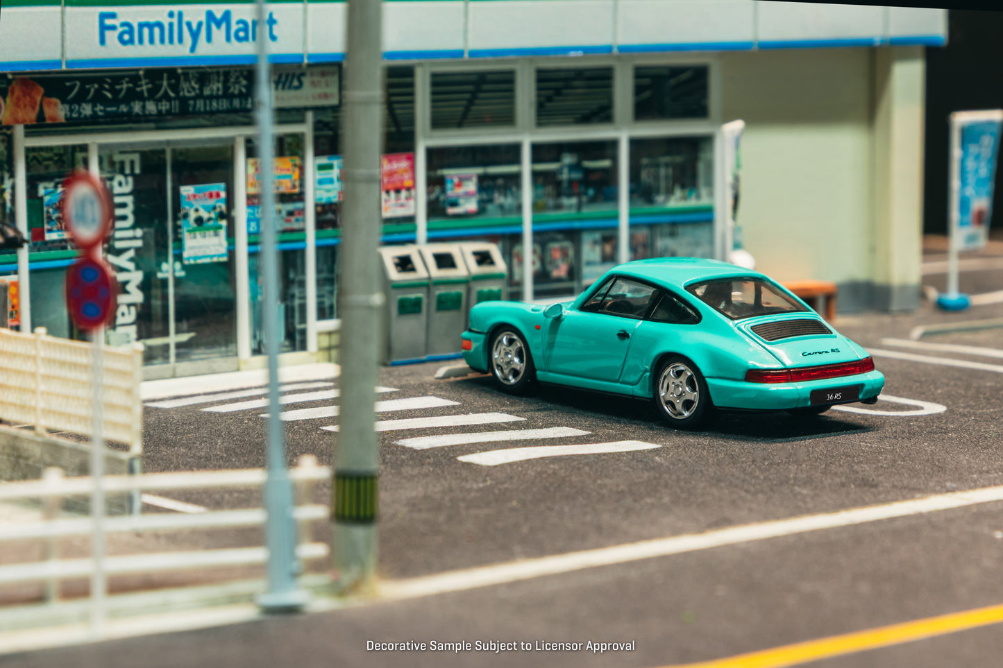 PREORDER TARMAC WORKS COLLAB64 1/64 Porsche 911 Carrera RS (964) Mint Green T64S-017-MG (Approx. Release Date : FEB 2026 subject to manufacturer's final decision)