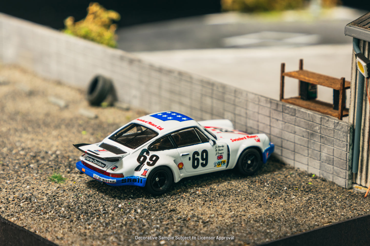 PREORDER TARMAC WORKS COLLAB64 1/64 Porsche 911 Carrera RSR 3.0 24h Le Mans 1975 #69 T64S-024-75LM69 (Approx. Release Date : September 2025 subject to manufacturer's final decision)