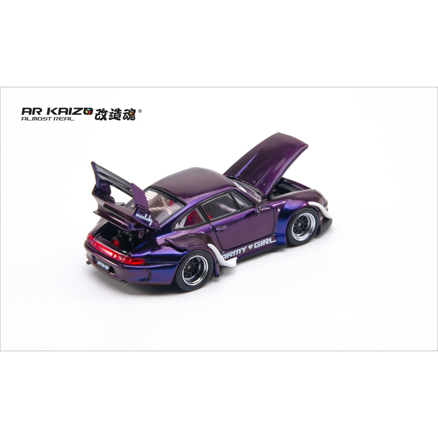 PREORDER AR KAIZO 1/64 RWB 993 ARMY GIRL 6K0000201 (Approx. Release Date: Q4 2026 and subject to the manufacturer's final decision)