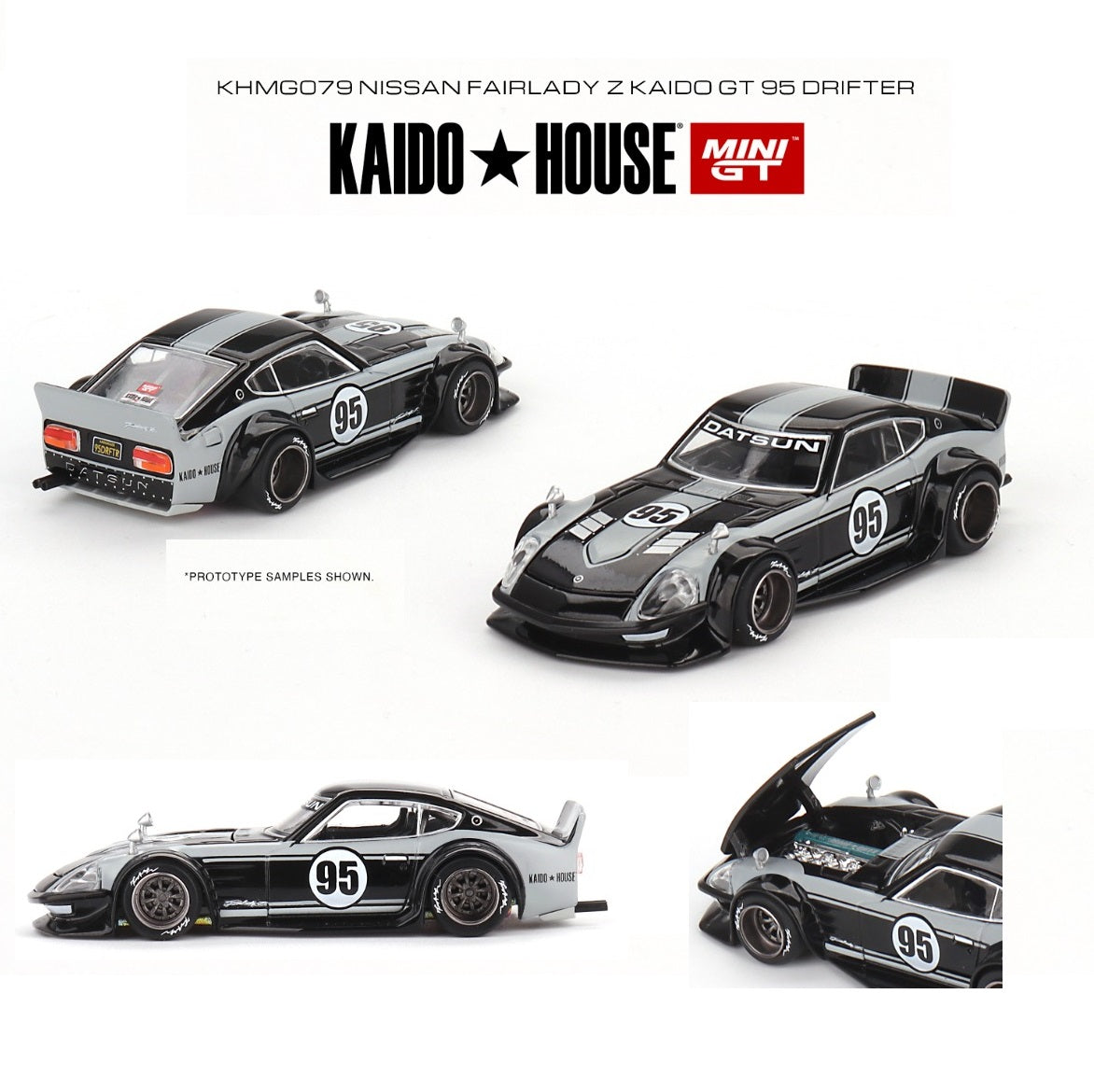 MINI GT x Kaido House 1/64 Nissan Fairlady Z Kaido GT 95 Driffer V1 KHMG079