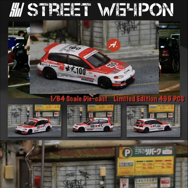 Street Weapon 1/64 Idemitsu Motion Civic EG6