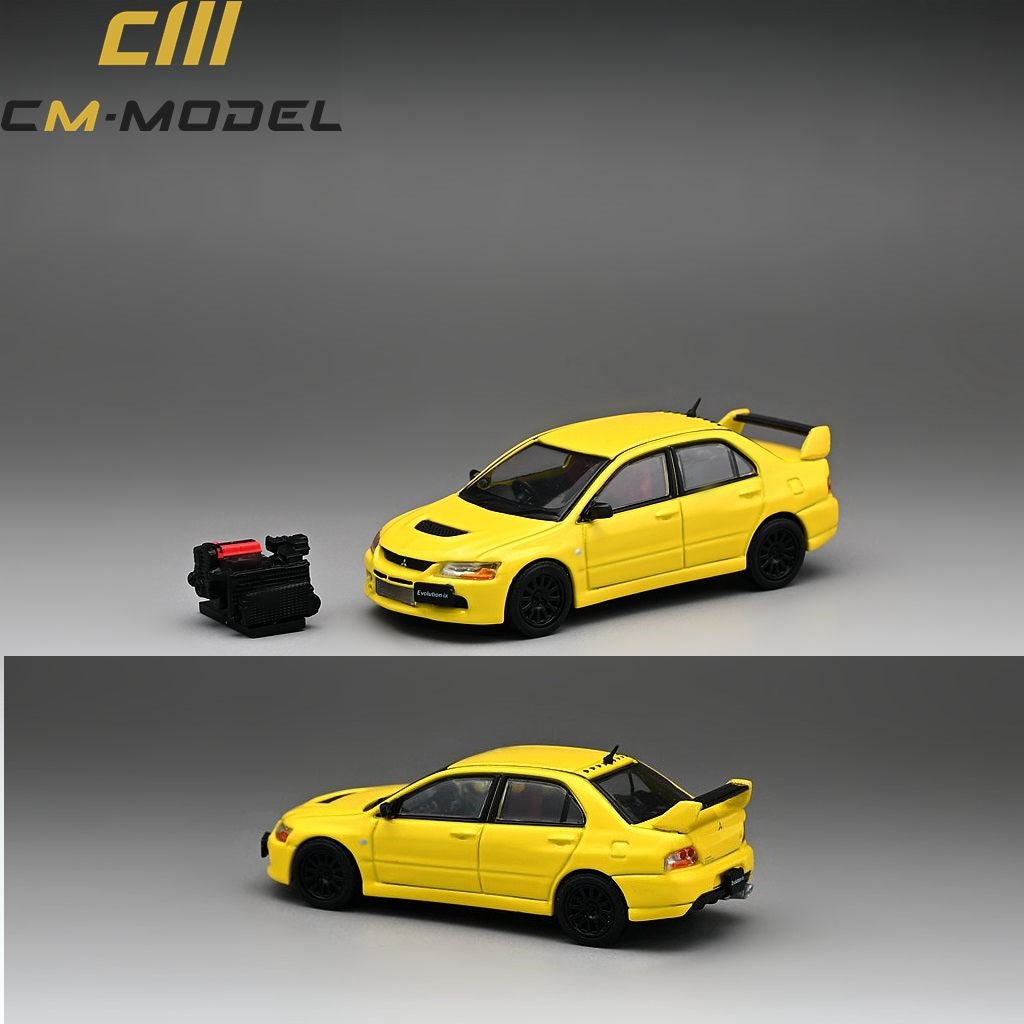 CM MODEL 1/64 Mitsubishi Lancer Evo IX Ralliart Yellow