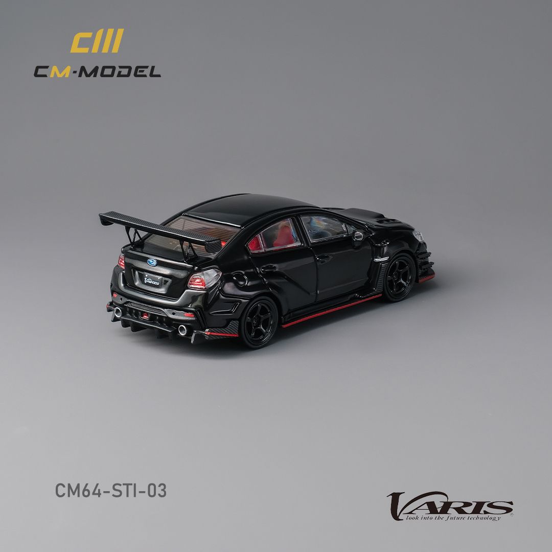 CM MODEL 1/64 Subaru Varis Widebody V.1 Black CM64-STI-03