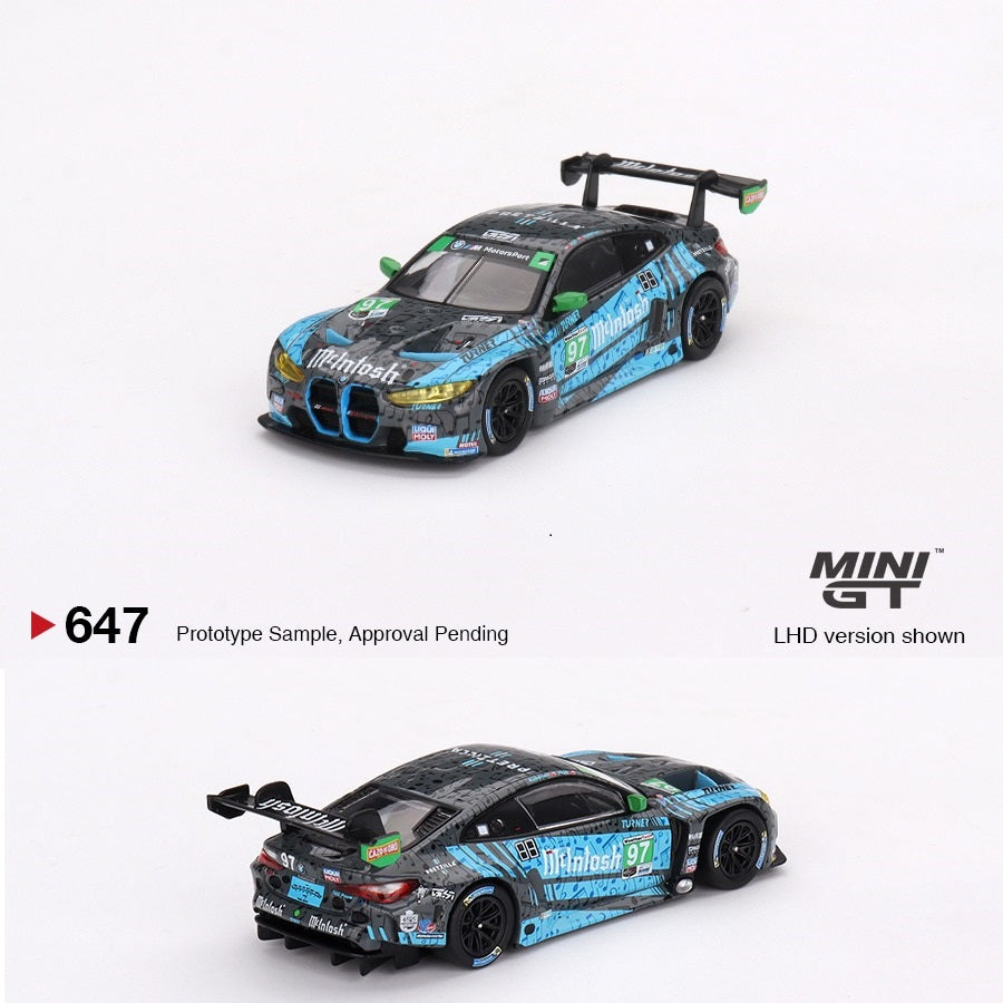 MINI GT 1/64 BMW M4 GT3 #97 Turner Motorsport IMSA 2023 Laguna