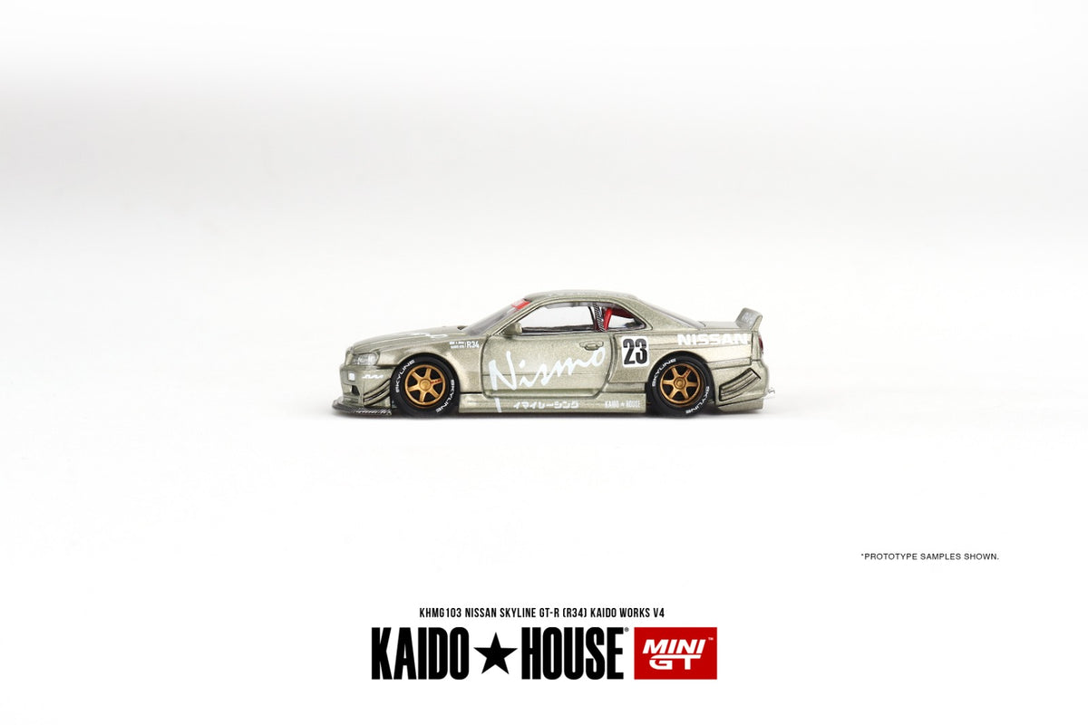 Kaido House x Mini GT 1:64 Nissan Skyline GT-R (R34) Kaido