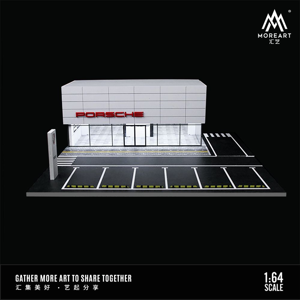 MOREART 1/64 PORSCHE SHOWROOM