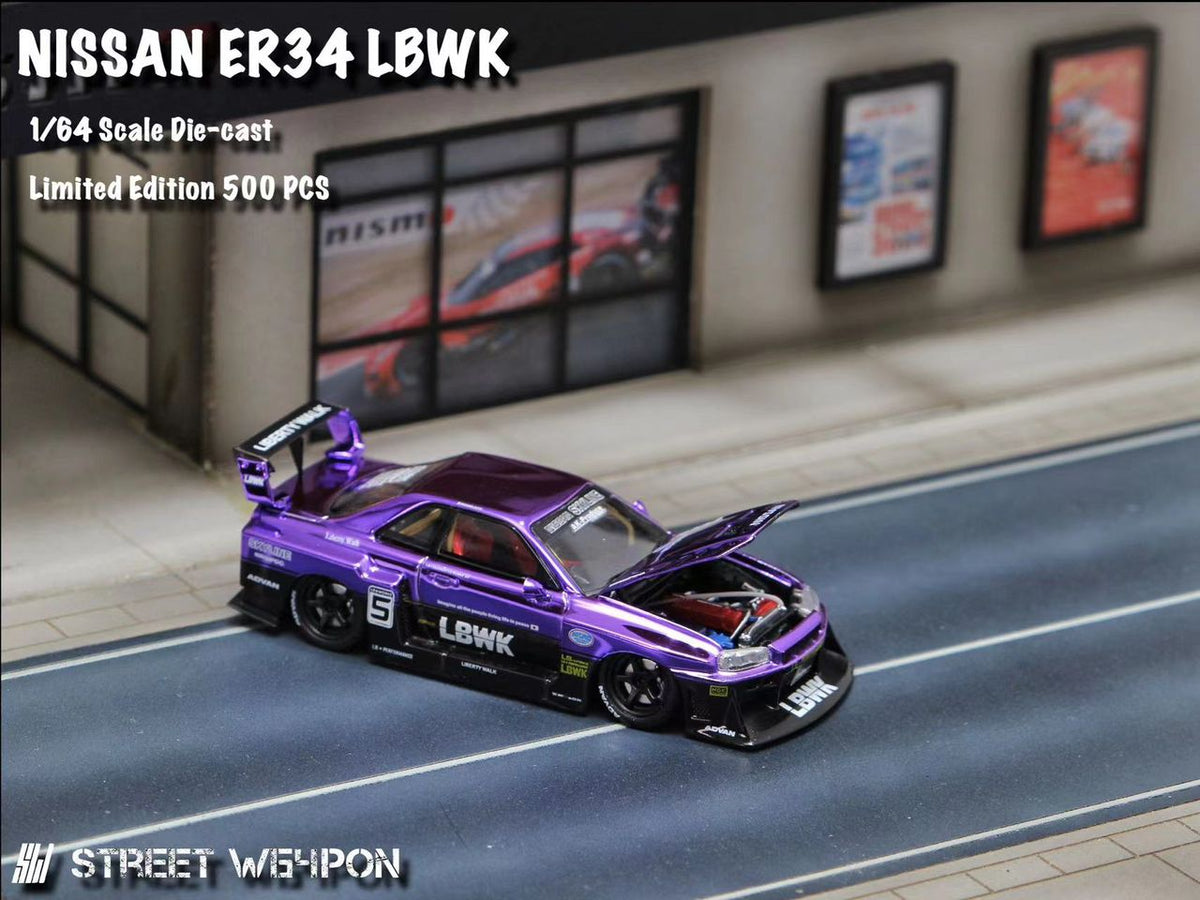 STREET WEAPON スカイラインLBWK ER34（500台海外限定） STREET WEAPON スカイラインLBWK ER34（500台海外限定） STREET