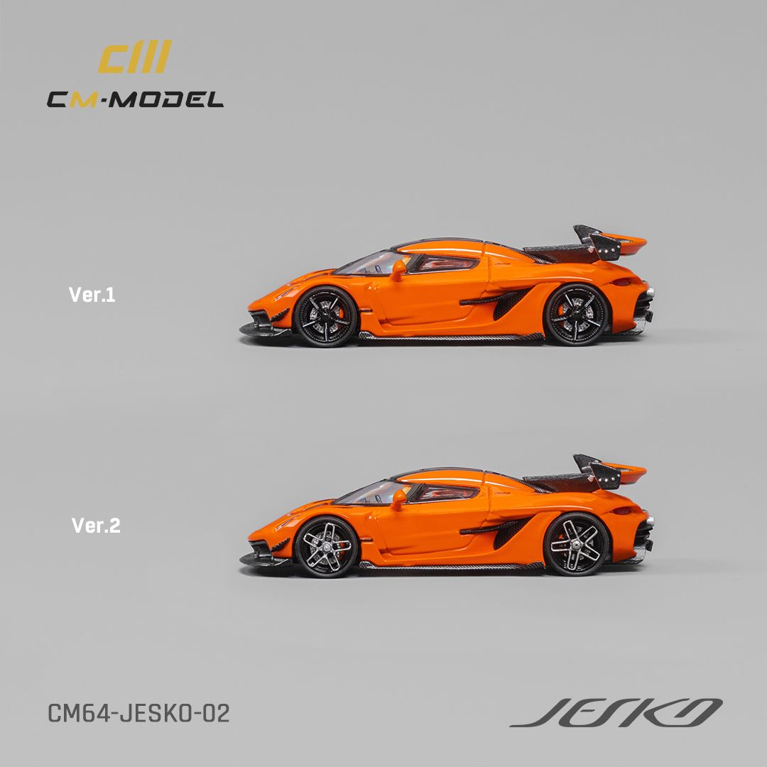 CM MODEL 1/64 Jesko Attack Orange CM64-JESKO-02