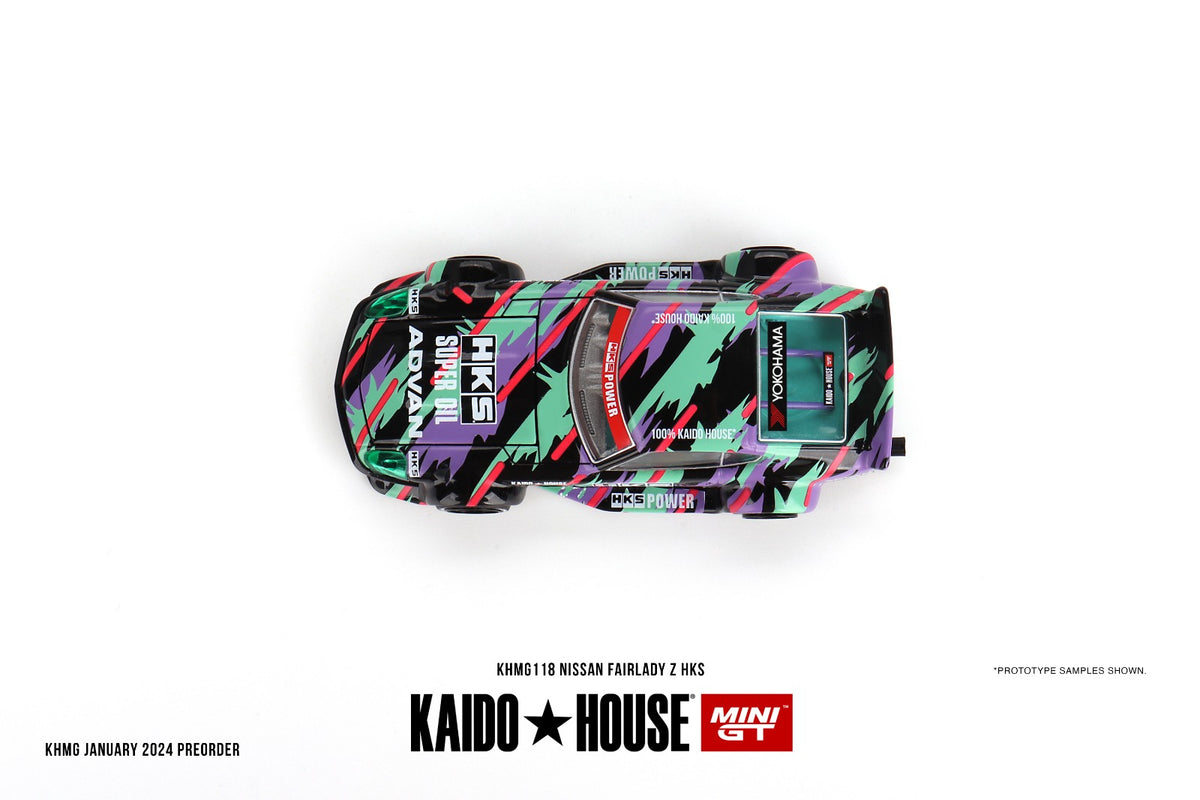 PREORDER MINI GT x Kaido House 1/64 Nissan Fairlady Z HKS KHMG118 