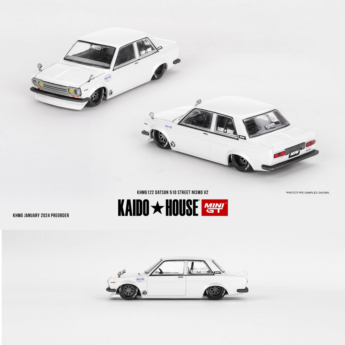 PREORDER MINI GT x Kaido House 1/64 Datsun 510 Street Nismo V2 