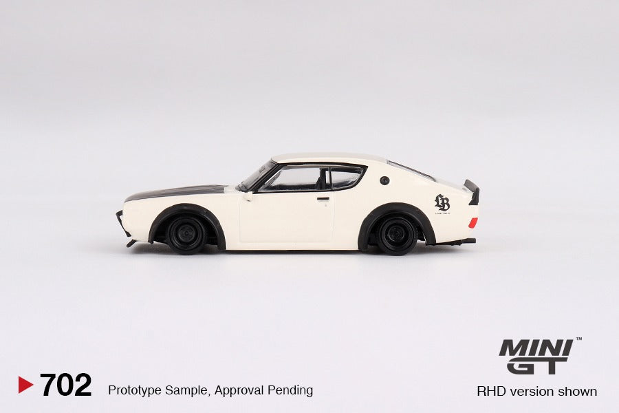MINI GT 1/64 Nissan Skyline Kenmeri Liberty Walk White MGT00702-L