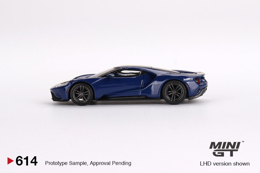 MINI GT 1/64 Ford GT Sunoco Blue LHD MGT00614-L