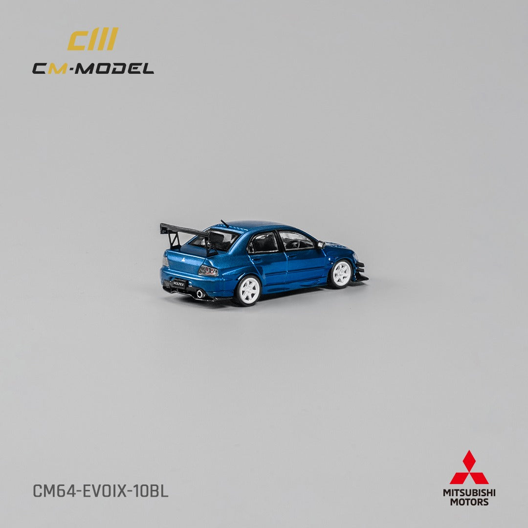 CM MODEL 1/64 Misubishi Lancer Evoix Metallic Blue CM64-EVOIX-10BL