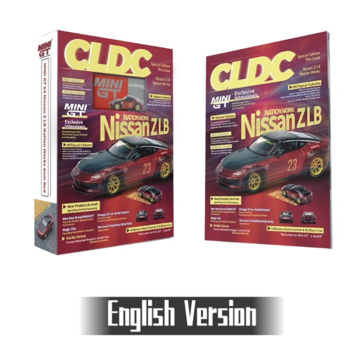 PREORDER Mini GT x CLDC Exclusive 1/64 Nissan ZLB Nation Works MGT00737  (With Book) English version (Approx. Release Date : Q2 2024 subject to 