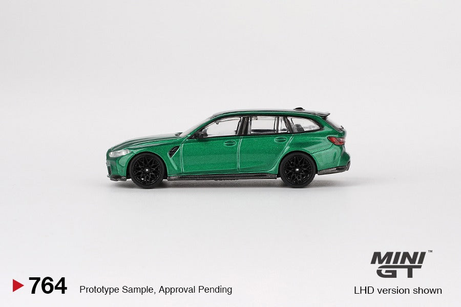 MINI GT 1/64 BMW M3 Competition Touring Isle of Man Green Metallic MGT00764-L