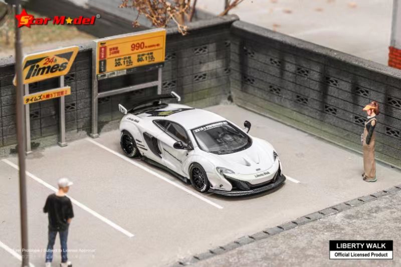 1/64 Star Model LBWK MCL 650S メタリックレッド Star Model 1/64 LB-Works MCL 650S Wide Body - Metallic Red