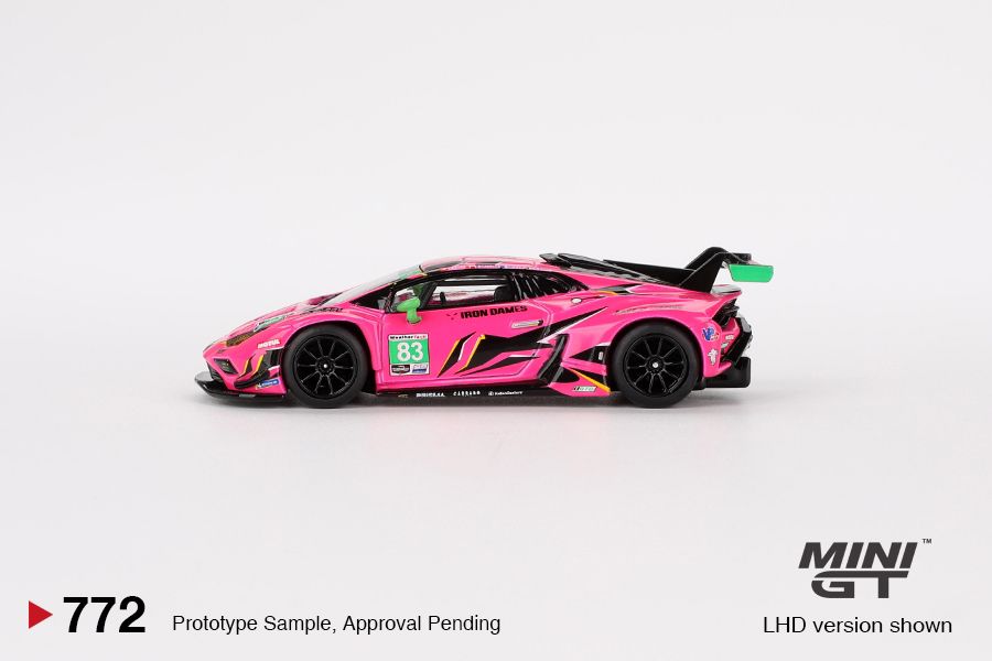 PREORDER MINI GT 1/64 Lamborghini Huracán GT3 EVO2 #83 Iron Dames IMSA 2023 Daytona 24 Hrs MGT00772-L (Approx. Release Date : Q3 2024 subject to manufacturer's final decision)