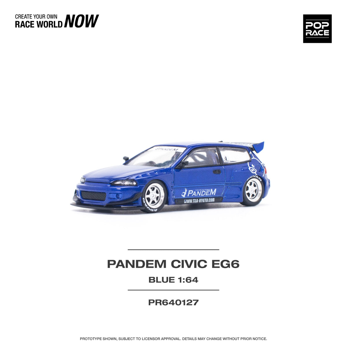 ミニカー Poprace 1/64 Honda PANDEM CIVIC EG6 WhatsAppImage2024-05-22at7.02.